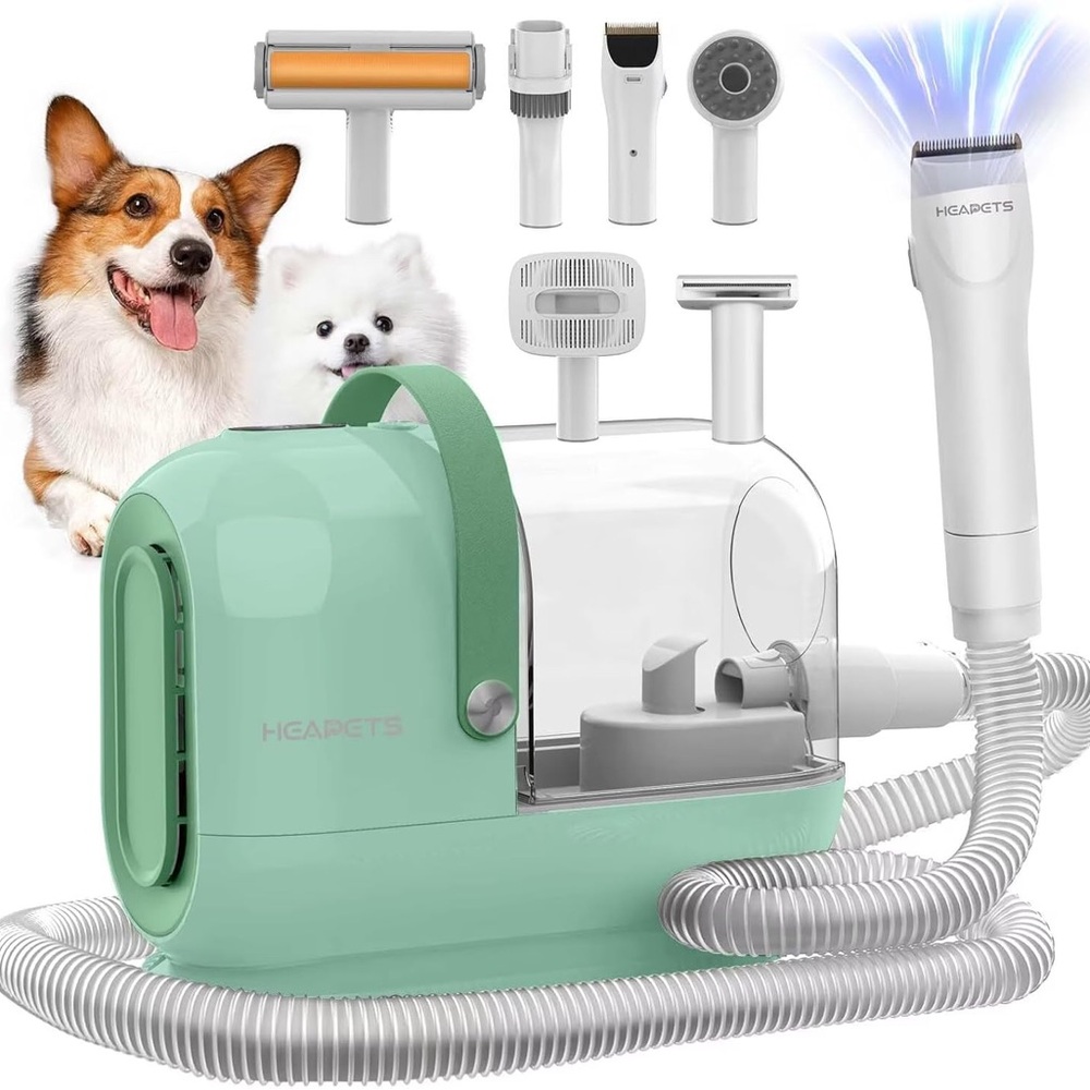 All-In-One Pet Grooming Vacuum and Grooming Kit